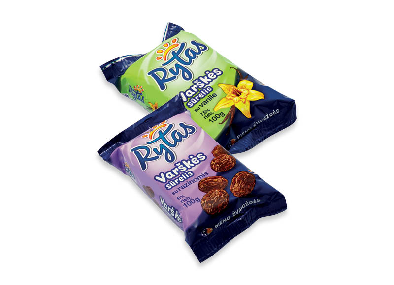 Varškės sūrelis RYTAS
			, 
				 100 g, 2 rūšių, 6,90 Eur/kg. Ir IKI EXPRESS
