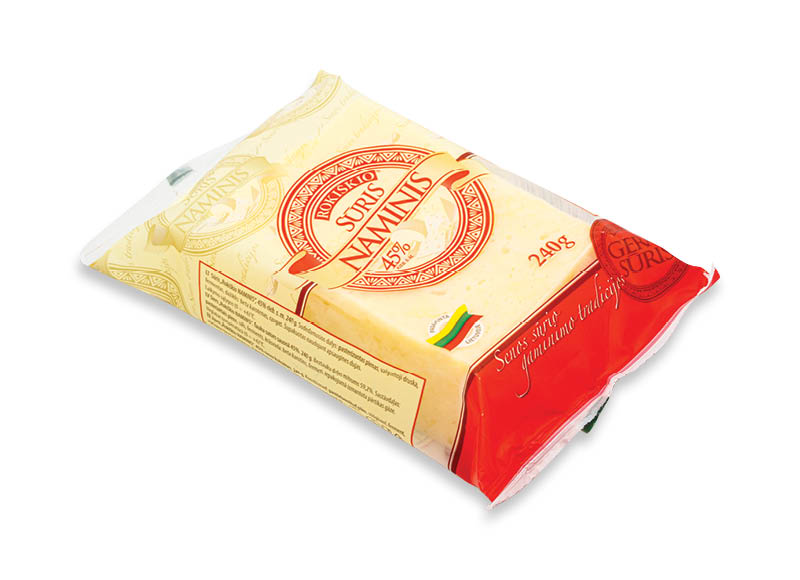 ROKIŠKIO NAMINIS fermentinis sūris
			, 
				 240 g, 45 % rieb., 8,29 Eur/kg