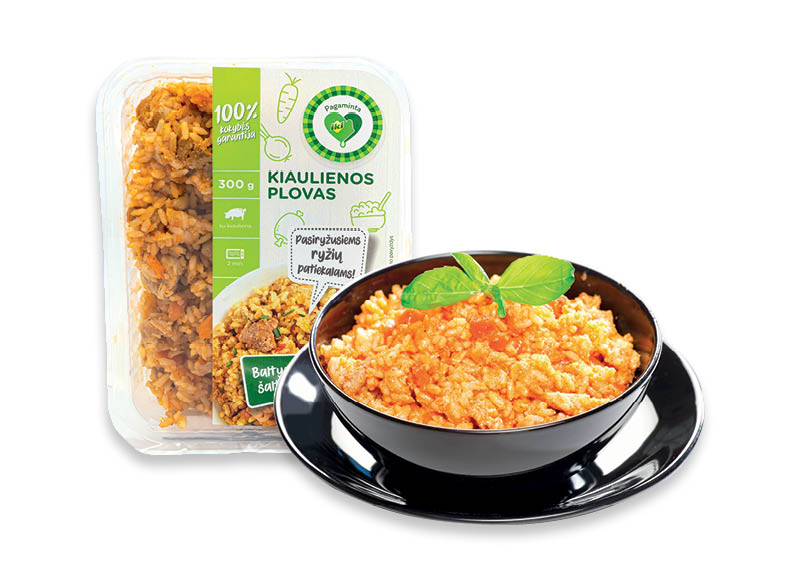 PAGAMINTA IKI troškintas kiaulienos plovas
			, 
				 300 g, 7,63 Eur/kg. Ir IKI EXPRESS