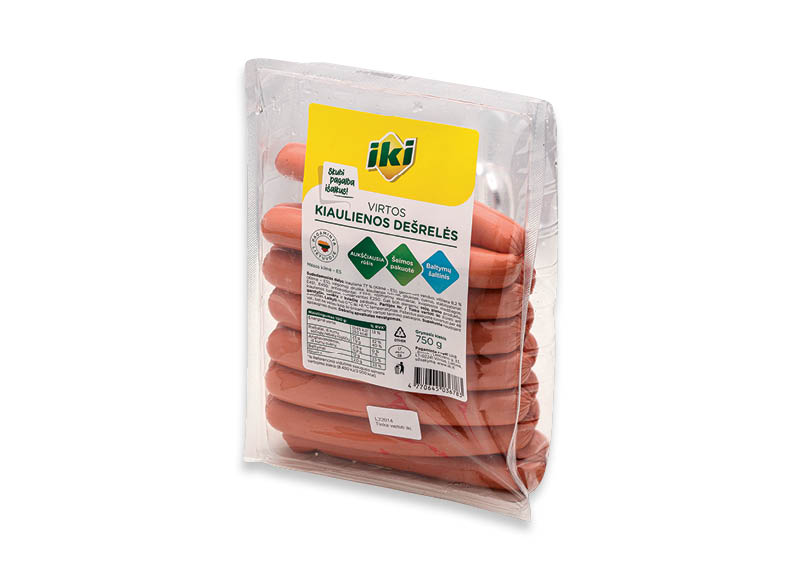 IKI virtos kiaulienos dešrelės
,
750 g, 3,99 Eur/kg. A lygio parduotuvėse IKI virtos kiaulienos dešrelės
,
750 g, 3,99 Eur/kg. A lygio parduotuvėse