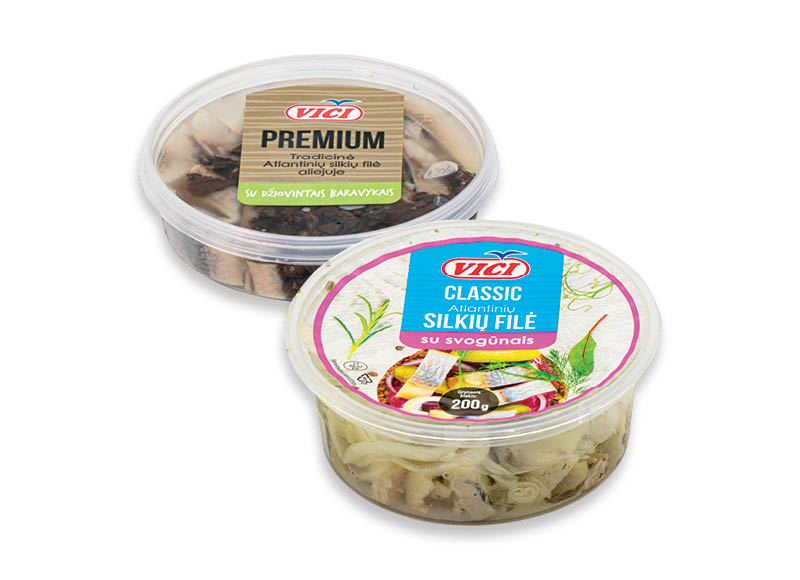 Silkių filė VIČI gabaliukais
,
200 g, 210 g, 2 rūšių. A lygio parduotuvėse. Ir IKI EXPRESS Silkių filė VIČI gabaliukais
,
200 g, 210 g, 2 rūšių. A lygio parduotuvėse. Ir IKI EXPRESS