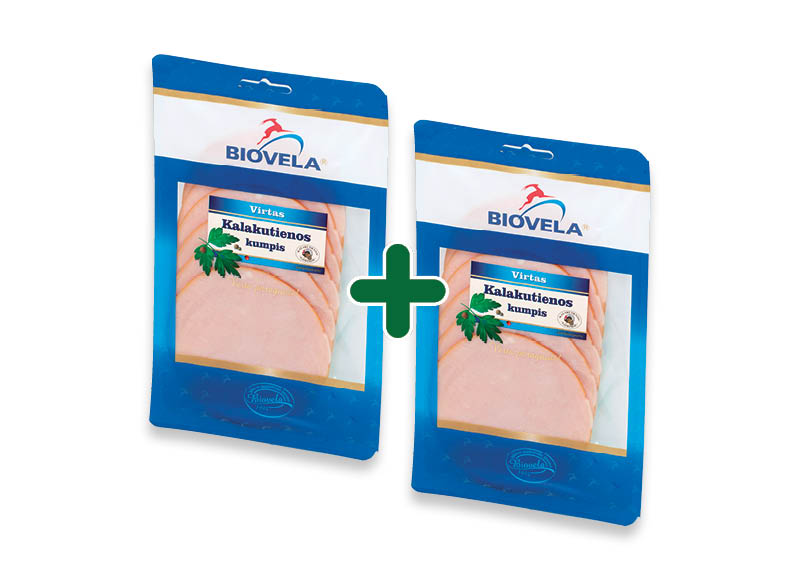 Virtas kalakutienos kumpis
			, 
				 90 g, 2,49 Eur/vnt. Ir IKI EXPRESS