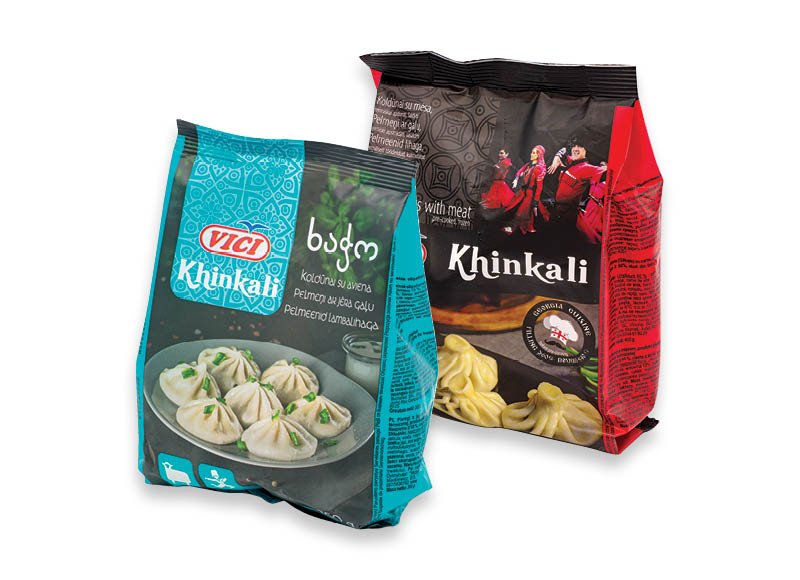 Šaldytiems koldūnams VIČI KHINKALI
,
350 g, 400 g, 2 rūšių Šaldytiems koldūnams VIČI KHINKALI
,
350 g, 400 g, 2 rūšių