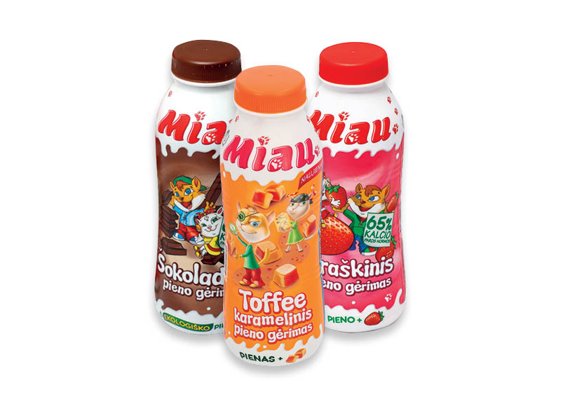 Pieno gėrimas MIAU
			, 
				 450 ml, 5 rūšių, 2,42 Eur/l. Ir IKI EXPRESS