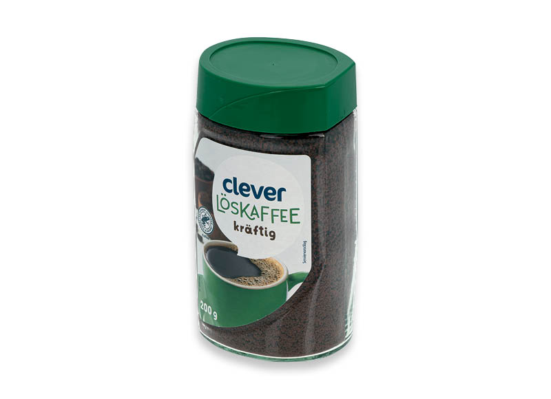 CLEVER tirpioji kava
			, 
				 200 g, 17,45 Eur/kg