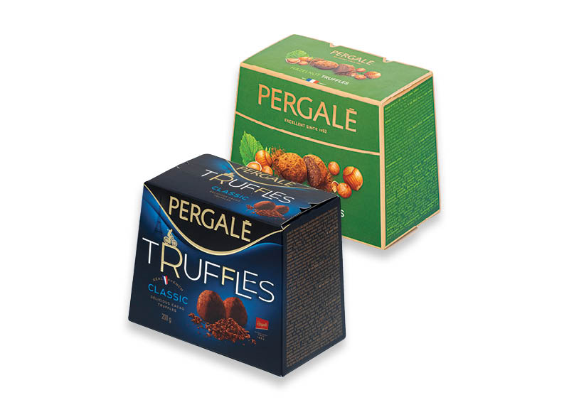 Triufeliai VILNIAUS PERGALĖ
			, 
				 200 g, 3 rūšių, 12,45 Eur/kg. A lygio parduotuvėse
