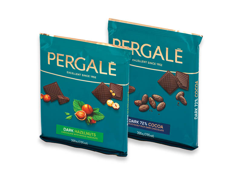 Šokolado plytelė PERGALĖ
,
200 g, 3 rūšių, 12,45 Eur/kg Šokolado plytelė PERGALĖ
,
200 g, 3 rūšių, 12,45 Eur/kg