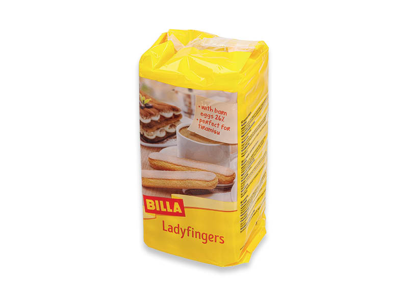 BILLA biskvitiniai piršteliai
			, 
				 400 g, 5,48 Eur/kg