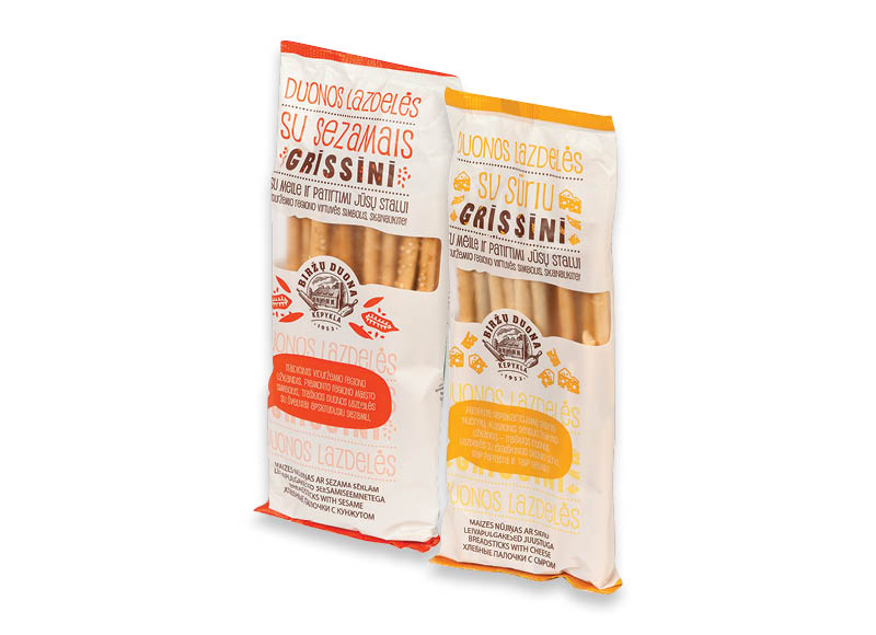 Duonos lazdelės GRISSINI
			, 
				 125 g, 5 rūšių, 7,92 Eur/kg. Ir IKI EXPRESS