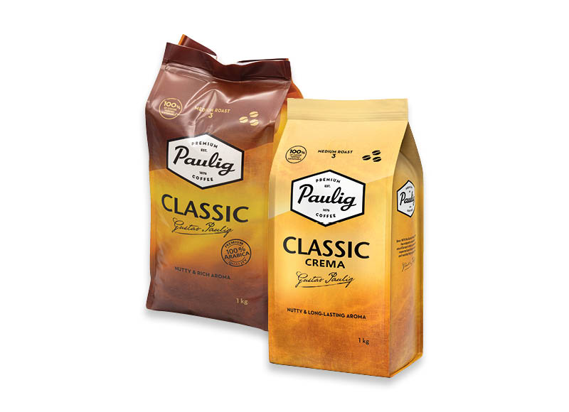 Kavos pupelės PAULIG CLASSIC
			, 
				 1 kg, 2 rūšių. A lygio parduotuvėse