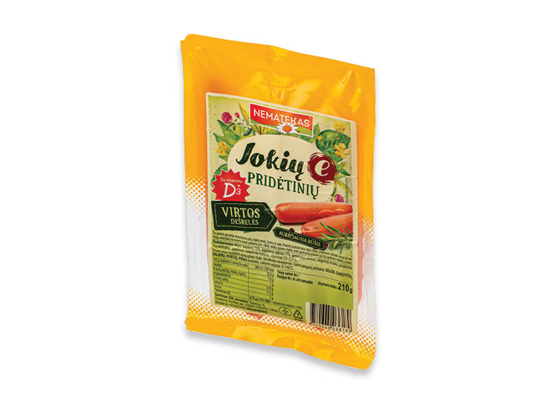 Virtos JOKIŲ E dešrelės
			, 
				 210 g, 9,48 Eur/kg. A lygio parduotuvėse
