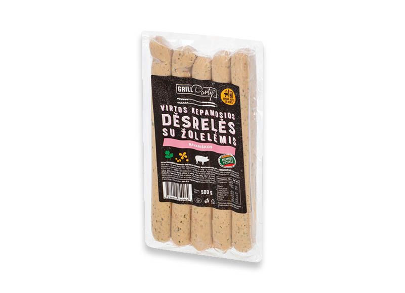 Virtos kepamosios dešrelės su žolelėmis GRILL PARTY
			, 
				 500 g, a. r., 7,98 Eur/kg. A lygio parduotuvėse