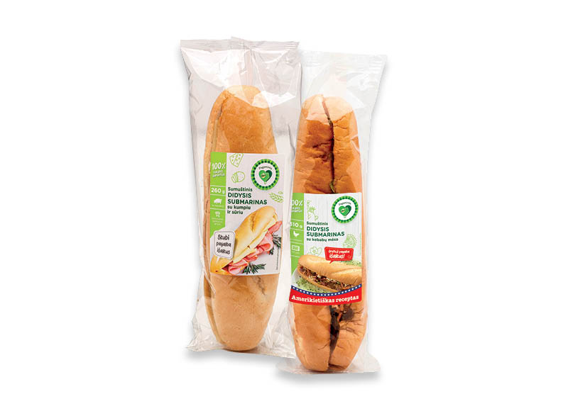 PAGAMINTA IKI DIDYSIS SUBMARINAS
			, 
				 260 g, 310 g, 2 rūšių. Ir IKI EXPRESS
