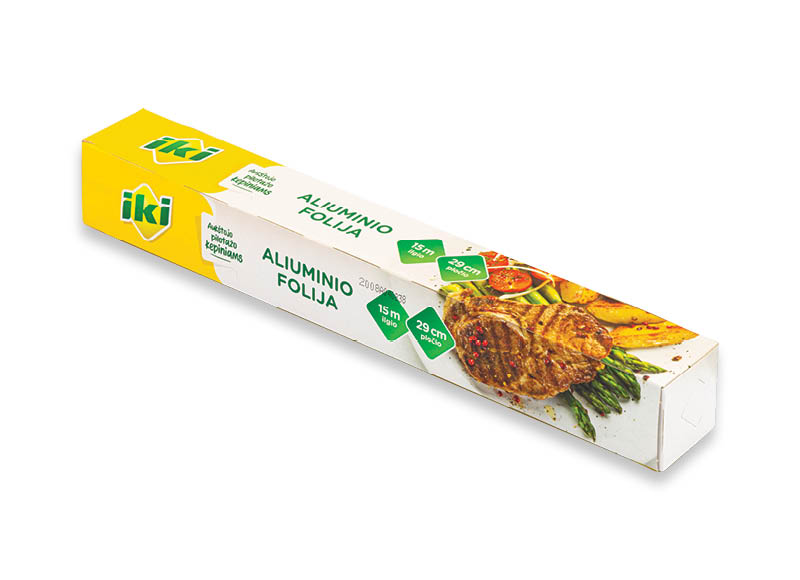 IKI aliuminio folija
,
1 vnt., 15 m x 29 cm. A lygio parduotuvėse IKI aliuminio folija
,
1 vnt., 15 m x 29 cm. A lygio parduotuvėse