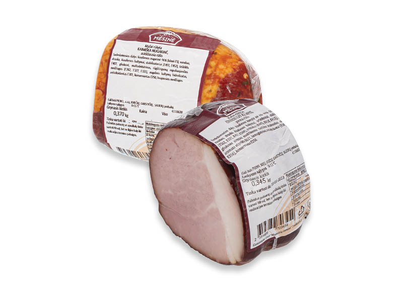 Rūkytiems MAŽEIKIŲ MĖSINĖS gaminiams
			, 
				 1 kg, 2 rūšių. A lygio parduotuvėse