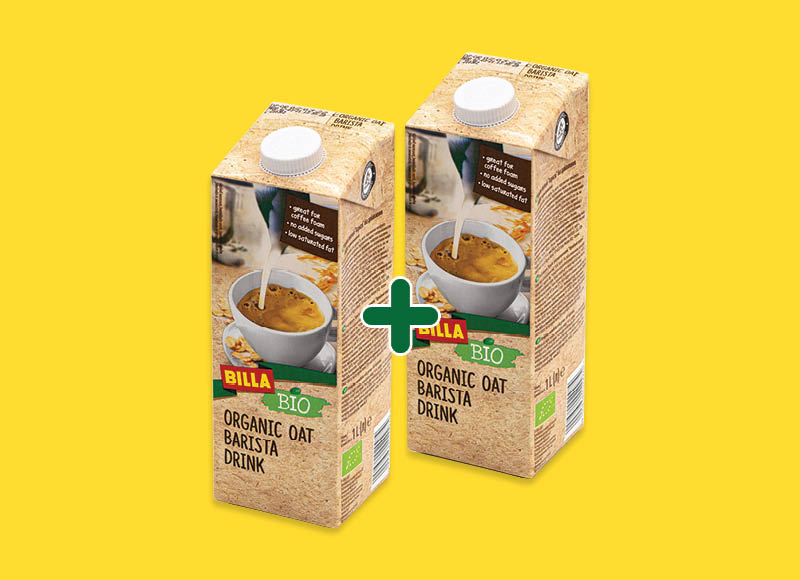 BILLA BIO ekologiškas avižų gėrimas BARISTA
,
1 l, 3,09 Eur/vnt BILLA BIO ekologiškas avižų gėrimas BARISTA
,
1 l, 3,09 Eur/vnt