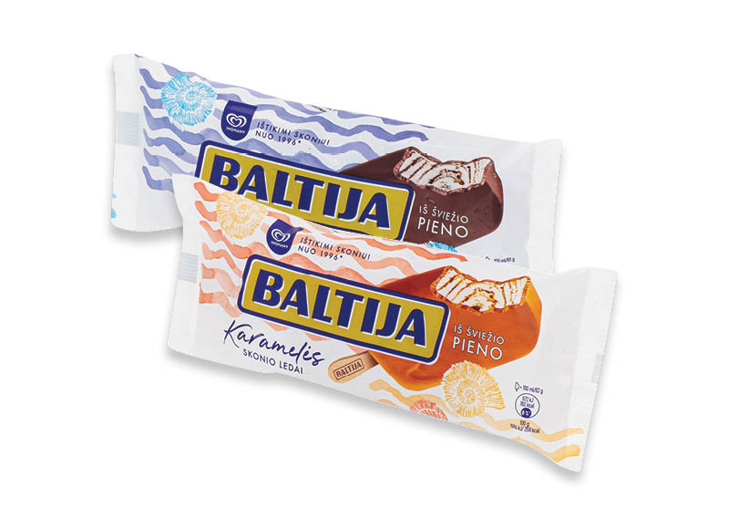 Valgomieji ledai ant pagaliuko BALTIJA
			, 
				 100 ml, 2 rūšių, 8,90 Eur/l. A lygio parduotuvėse