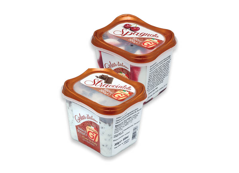 Valgomieji ledai dėžutėse SPAGNOLA, STRACCIATELLA
			, 
				 500 ml, 2 rūšių, 5,98 Eur/l. A lygio parduotuvėse