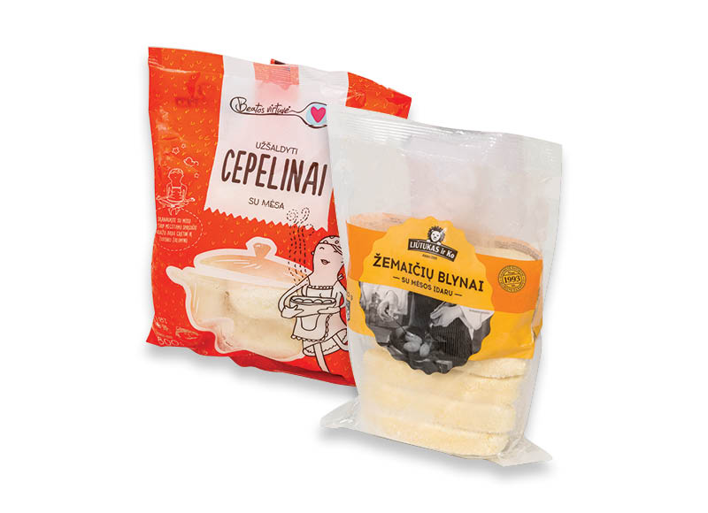 Šaldytiems bulviniams patiekalams LIŪTUKAS IR KO
			, 
				 480 g, 700 g, 800 g, 3 rūšių