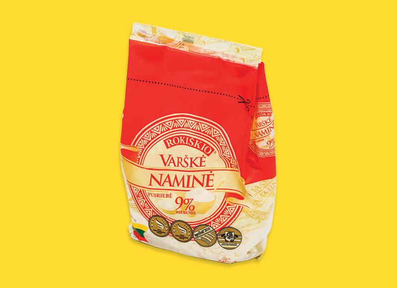 ROKIŠKIO NAMINĖ varškė
			, 
				 500 g, 9 % rieb., 5,30 Eur/kg. Ir IKI EXPRESS