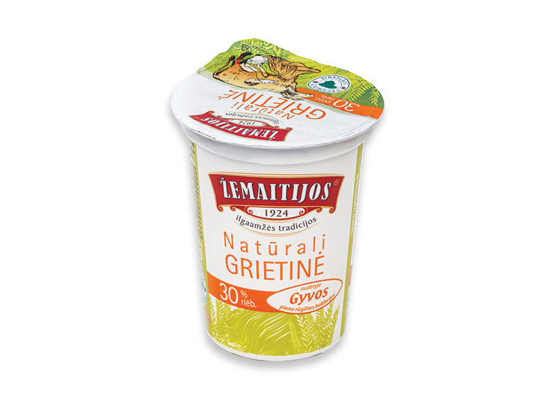 ŽEMAITIJOS grietinė
			, 
				 400 g, 30 % rieb., 5,48 Eur/kg. Ir IKI EXPRESS
