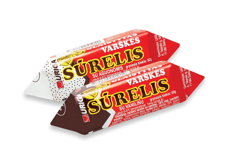 Glaistytas varškės sūrelis URIGA
			, 
				 50 g, 2 rūšių, 11,80 Eur/kg. Ir IKI EXPRESS