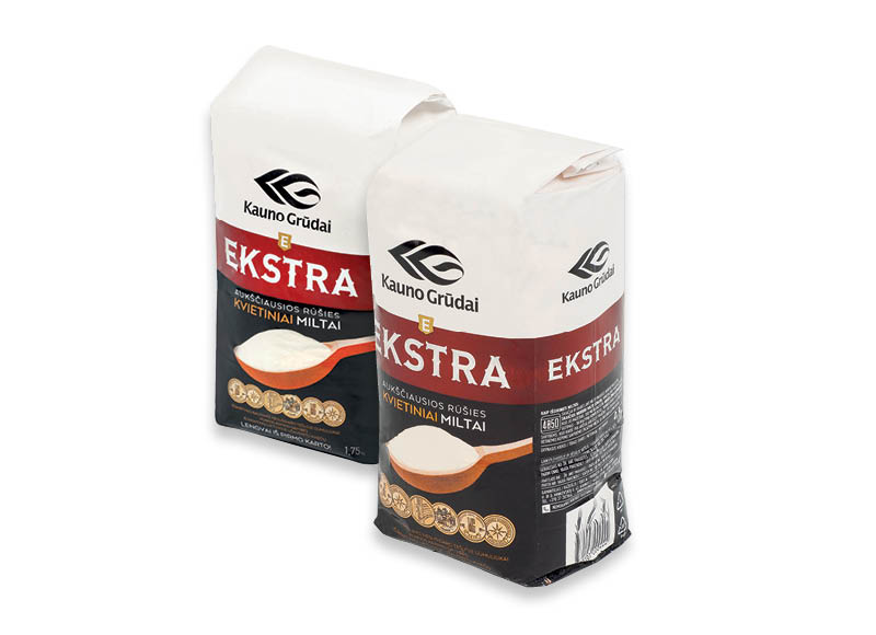 KAUNO GRŪDŲ miltams EKSTRA 405D
			, 
				 900 g, 1,75 kg, 2 rūšių