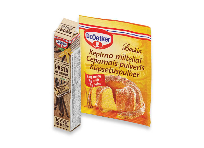 Konditerijos priedams DR. OETKER
			, 
				 Įvairių rūšių