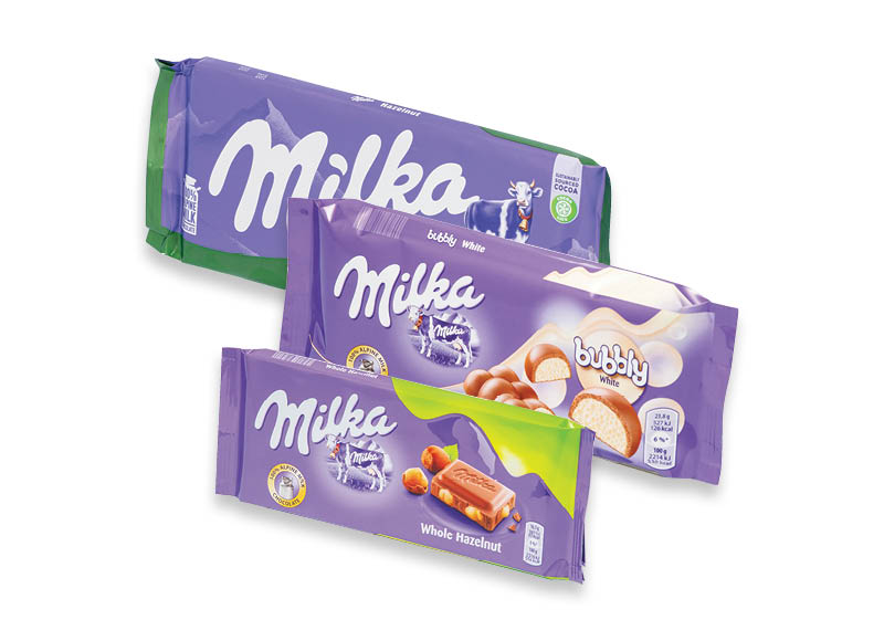 Šokolado plytelė MILKA
			, 
				 90 g, 100 g, 10 rūšių. Ir IKI EXPRESS