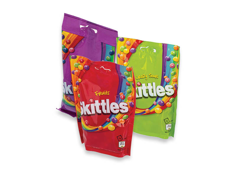 Kramtomiesiems saldainiams SKITTLES
			, 
				 5 rūšių