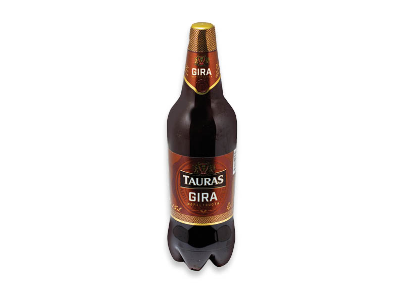 Gira TAURAS
			, 
				 1,5 l, 0,79 Eur/l (taros užstato vertė į gėrimo kainą neįskaičiuota)