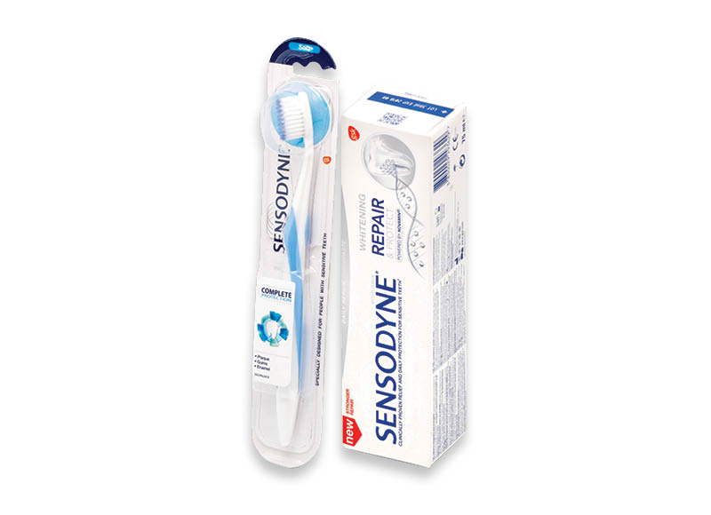 Burnos priežiūros priemonėms SENSODYNE
			, 
				 Įvairių rūšių