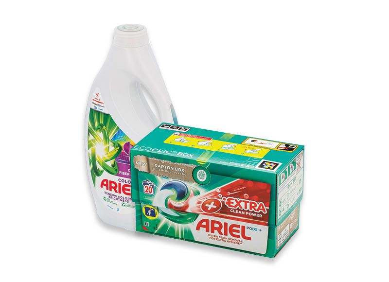 Skalbimo priemonėms ARIEL
			, 
				 Įvairių rūšių. A lygio parduotuvėse