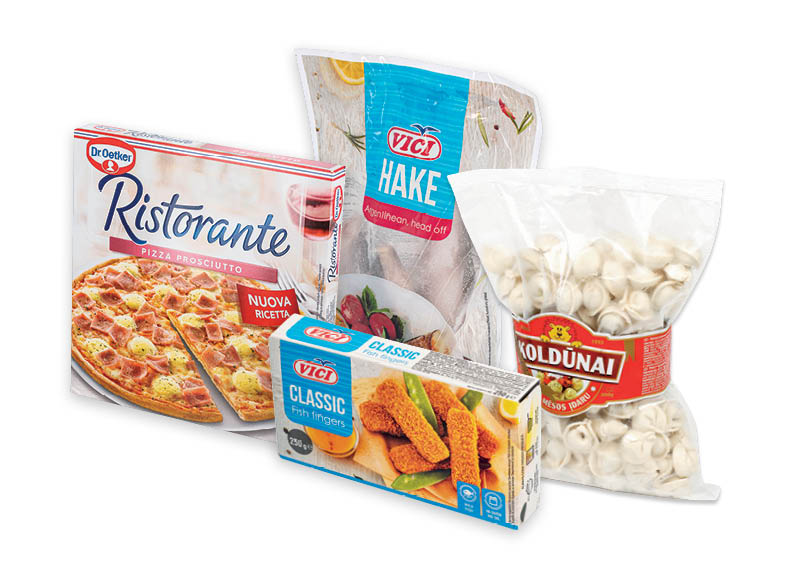 Šaldytai produkcijai
			, 
				 Įvairių rūšių