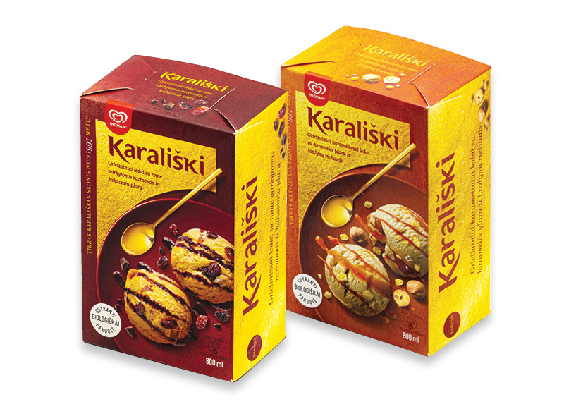 Valgomųjų ledų dėžutėms KARALIŠKI
			, 
				 800 ml, 4 rūšių. Ir IKI EXPRESS