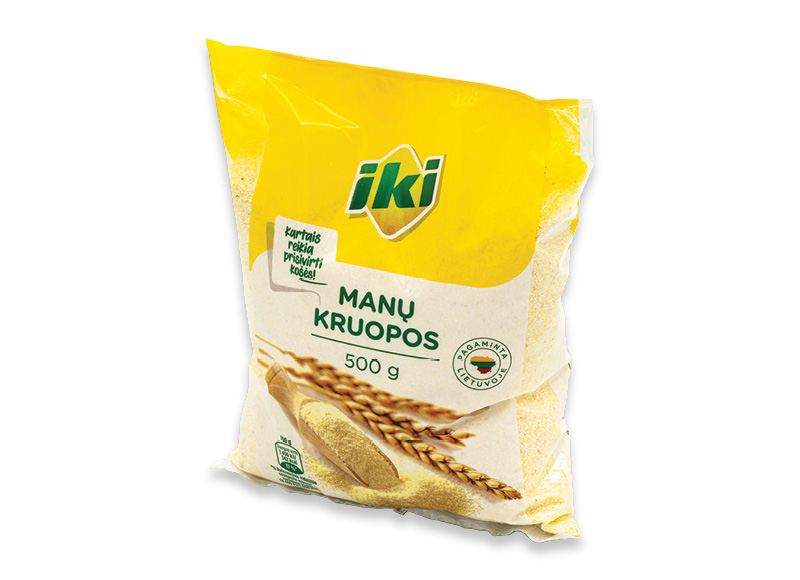 IKI manų kruopos
,
500 g, 1,58 Eur/kg IKI manų kruopos
,
500 g, 1,58 Eur/kg