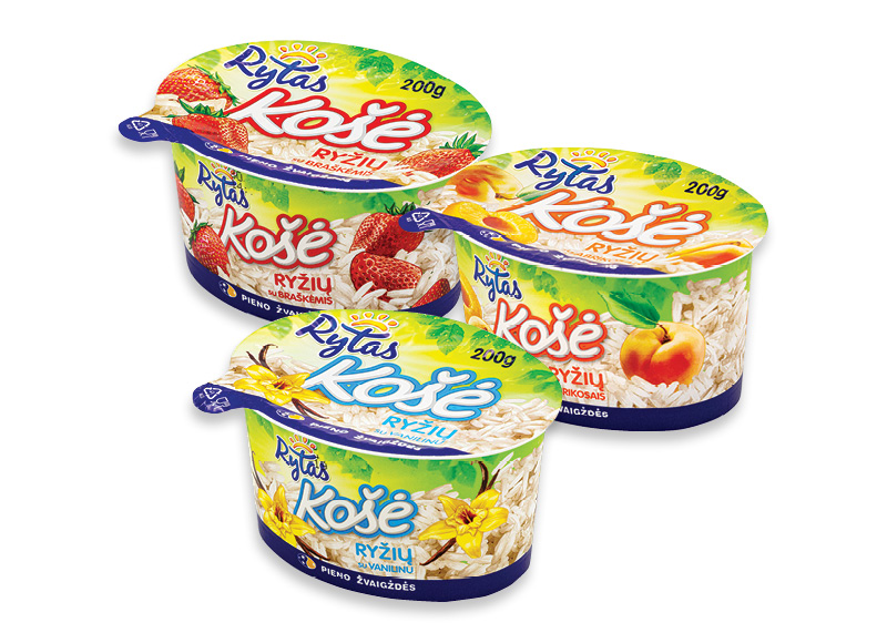 Ryžių košė RYTAS
			, 
				 200 g, 4 rūšių, 5,45 Eur/kg. A lygio parduotuvėse. Ir IKI EXPRESS