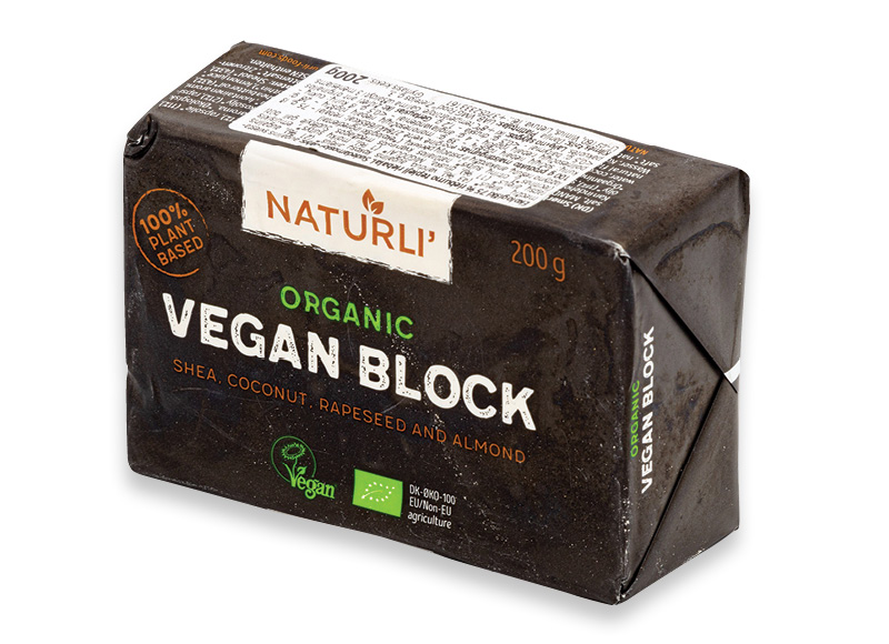 Ekologiški tepieji riebalai NATURLI VEGAN BLOCK
			, 
				 200 g, 12,95 Eur/kg. A lygio parduotuvėse