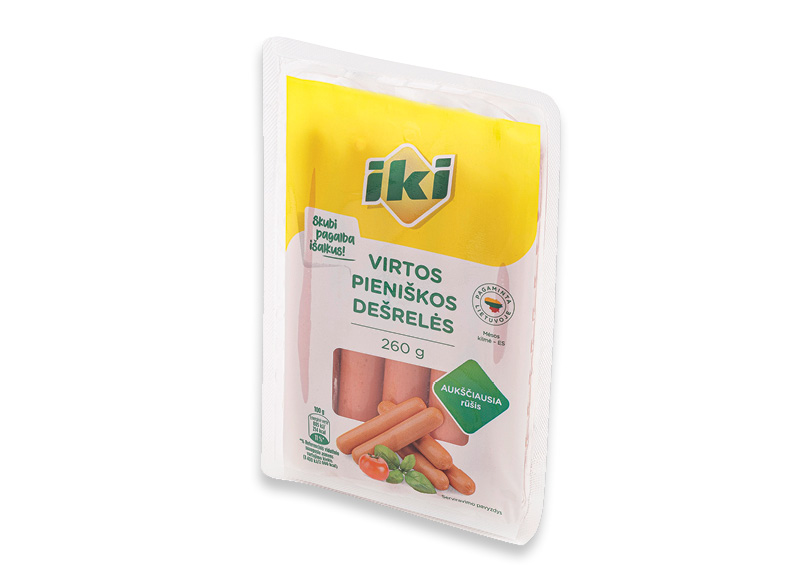 IKI virtos PIENIŠKOS dešrelės
,
260 g, a. r., 4,58 Eur/kg IKI virtos PIENIŠKOS dešrelės
,
260 g, a. r., 4,58 Eur/kg