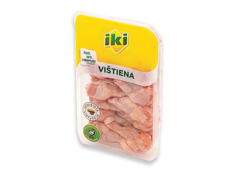 IKI švieži viščiukų broilerių sparnelių peteliai
,
(užauginta be antibiotikų) 500 g, 4,78 Eur/kg. A lygio parduotuvėse IKI švieži viščiukų broilerių sparnelių peteliai
,
(užauginta be antibiotikų) 500 g, 4,78 Eur/kg. A lygio parduotuvėse