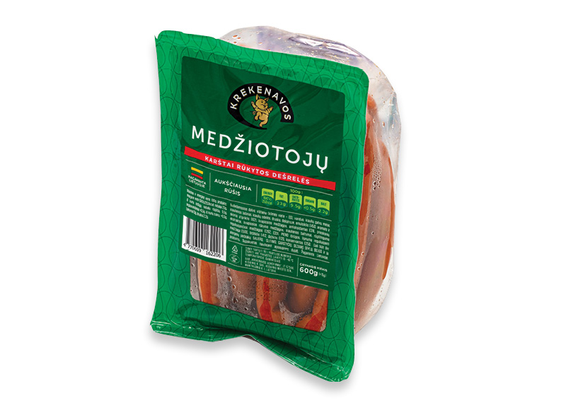 Karštai rūkytos MEDŽIOTOJŲ dešrelės
,
600 g, 4,98 Eur/kg Karštai rūkytos MEDŽIOTOJŲ dešrelės
,
600 g, 4,98 Eur/kg