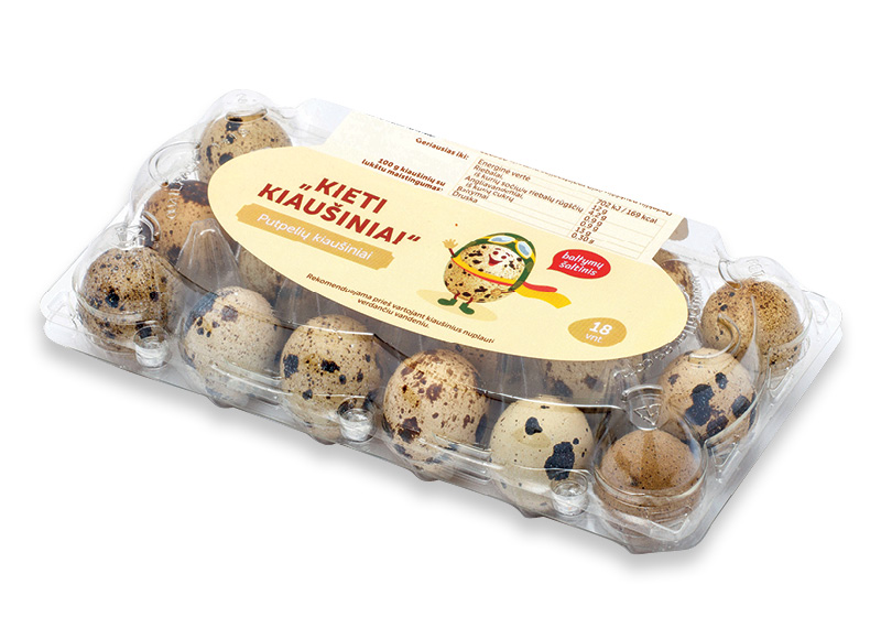 KIETI putpelių kiaušiniai
			, 
				 18 vnt., 0,14 Eur/vnt. A lygio parduotuvėse