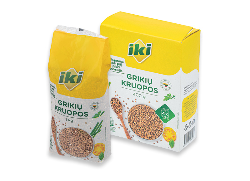 IKI grikių kruopoms
,
400 g, 800 g, 1 kg, 3 rūšių IKI grikių kruopoms
,
400 g, 800 g, 1 kg, 3 rūšių