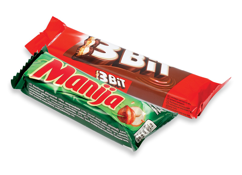 Šokoladiniai batonėliai MANIJA, 3BIT
			, 
				 46 g, 49 g, 4 rūšių. Ir IKI EXPRESS