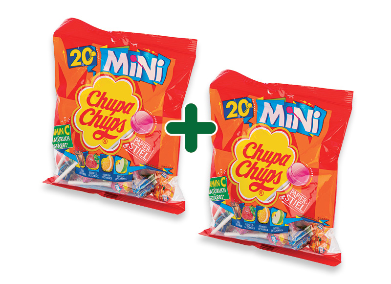 Ledinukai ant pagaliuko CHUPA CHUPS MINI
,
120 g, 2,69 Eur/vnt. A lygio parduotuvėse Ledinukai ant pagaliuko CHUPA CHUPS MINI
,
120 g, 2,69 Eur/vnt. A lygio parduotuvėse