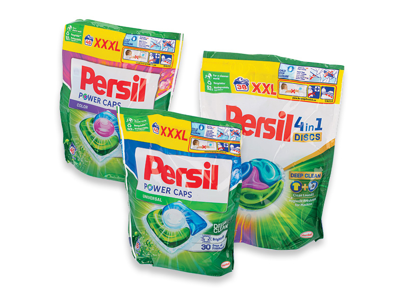 Skalbimo kapsulės PERSIL
			, 
				 38–46 vnt., 3 rūšių. A lygio parduotuvėse