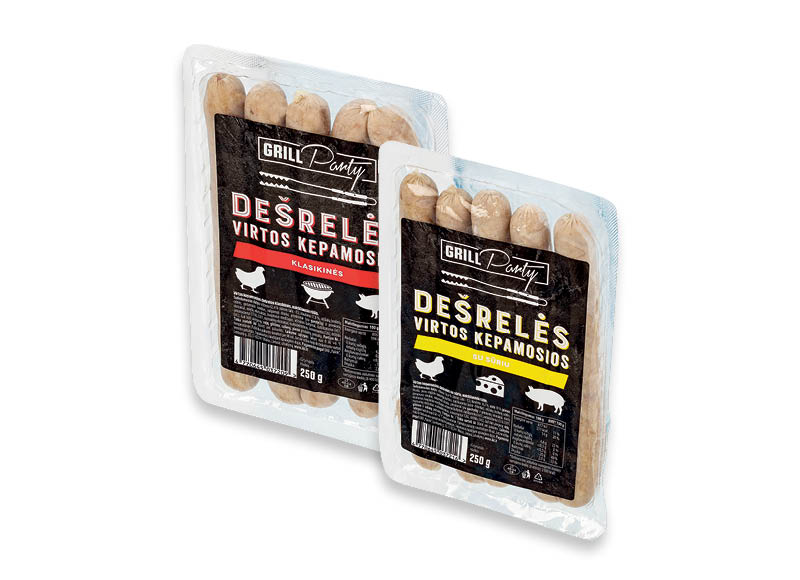 GRILL PARTY kepamosios dešrelės
			, 
				 250 g, 2 rūšių, 7,96 Eur/kg