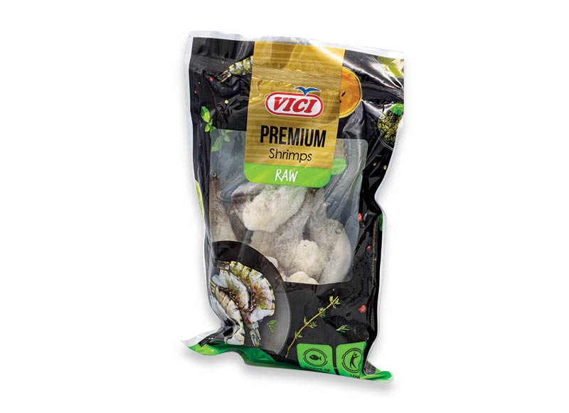 Šaldytos nevirtos baltakojės blyškiosios krevetės VIČI
			, 
				 300 g, 16,63 Eur/kg