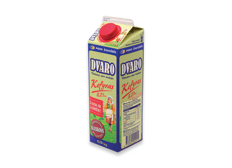 DVARO kefyras
			, 
				 0,9 kg, 3,2 % rieb., 1,43 Eur/kg. Ir IKI EXPRESS
