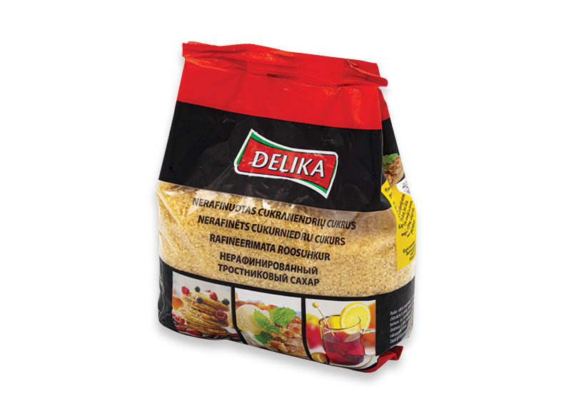 Nerafinuotas cukranendrių cukrus DELIKA
			, 
				 500 g, 2,36 Eur/kg